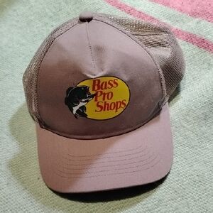 Bass Pro Shops Brown Mesh Cap with Fish Logo
